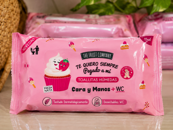 Lingettes Fraise Chantilly