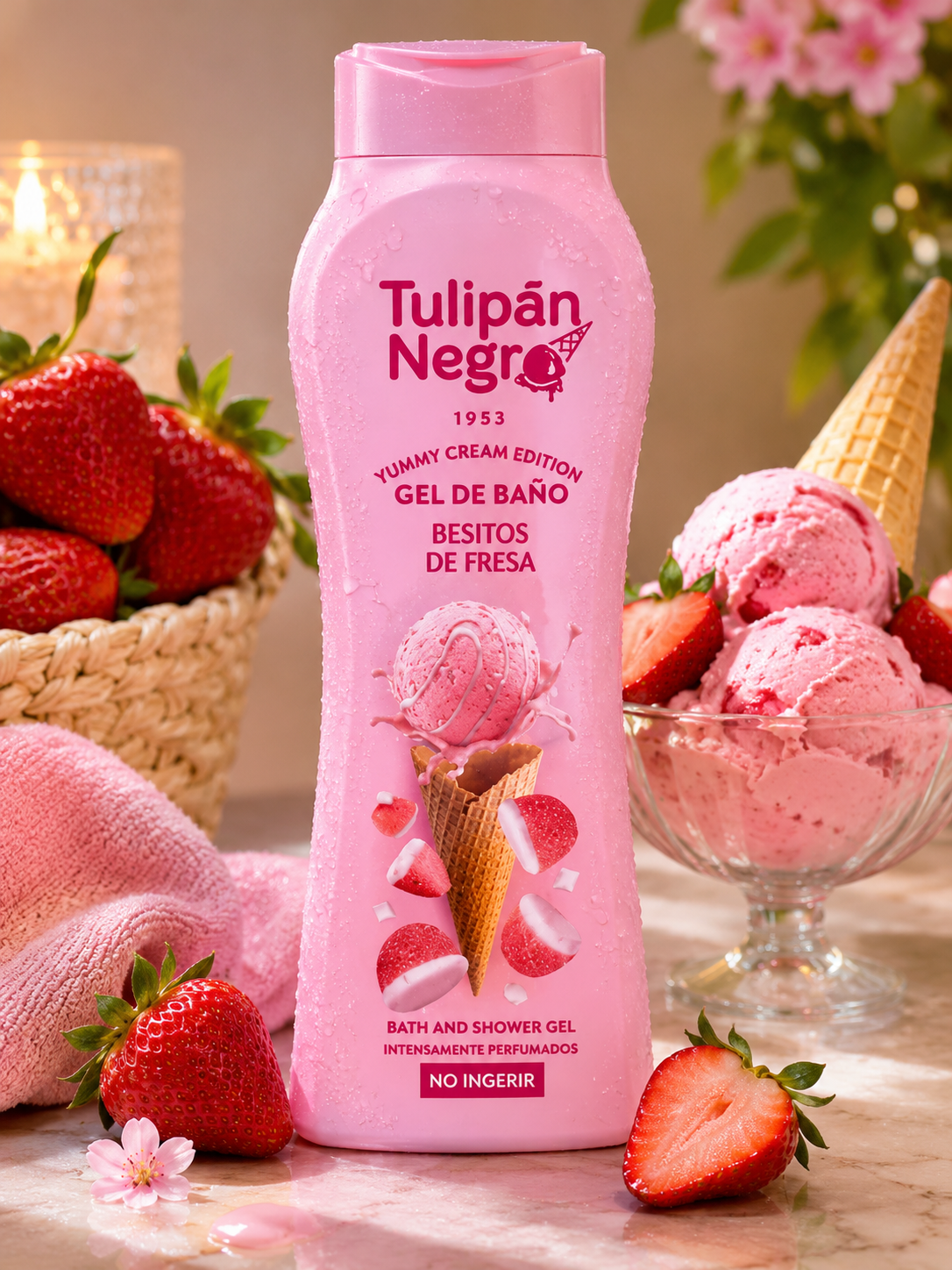 Gel douche Baiser à la Fraise