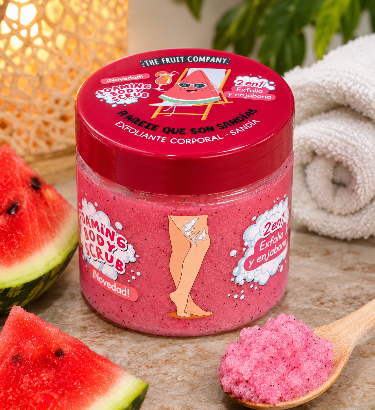 Exfoliant pour le Corps 2 en 1 à la Pastèque