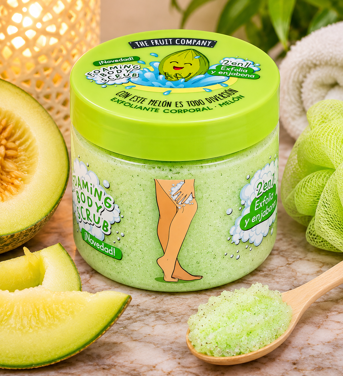 Exfoliant pour le Corps 2 en 1 Melon