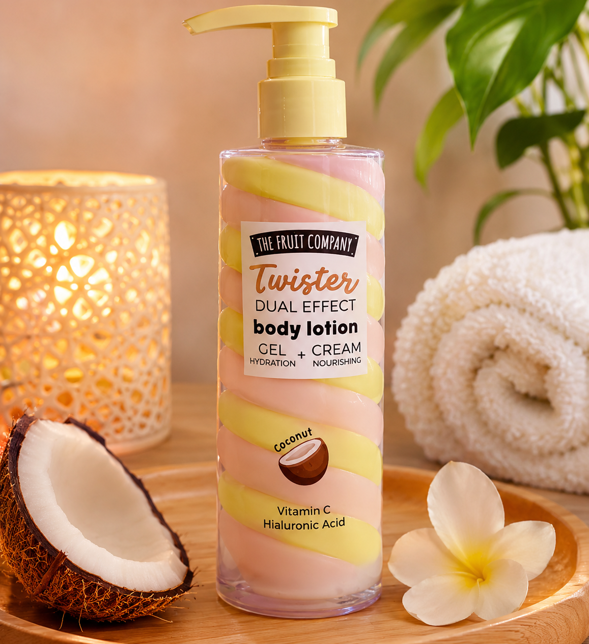 Crème corps effet Twister noix de coco