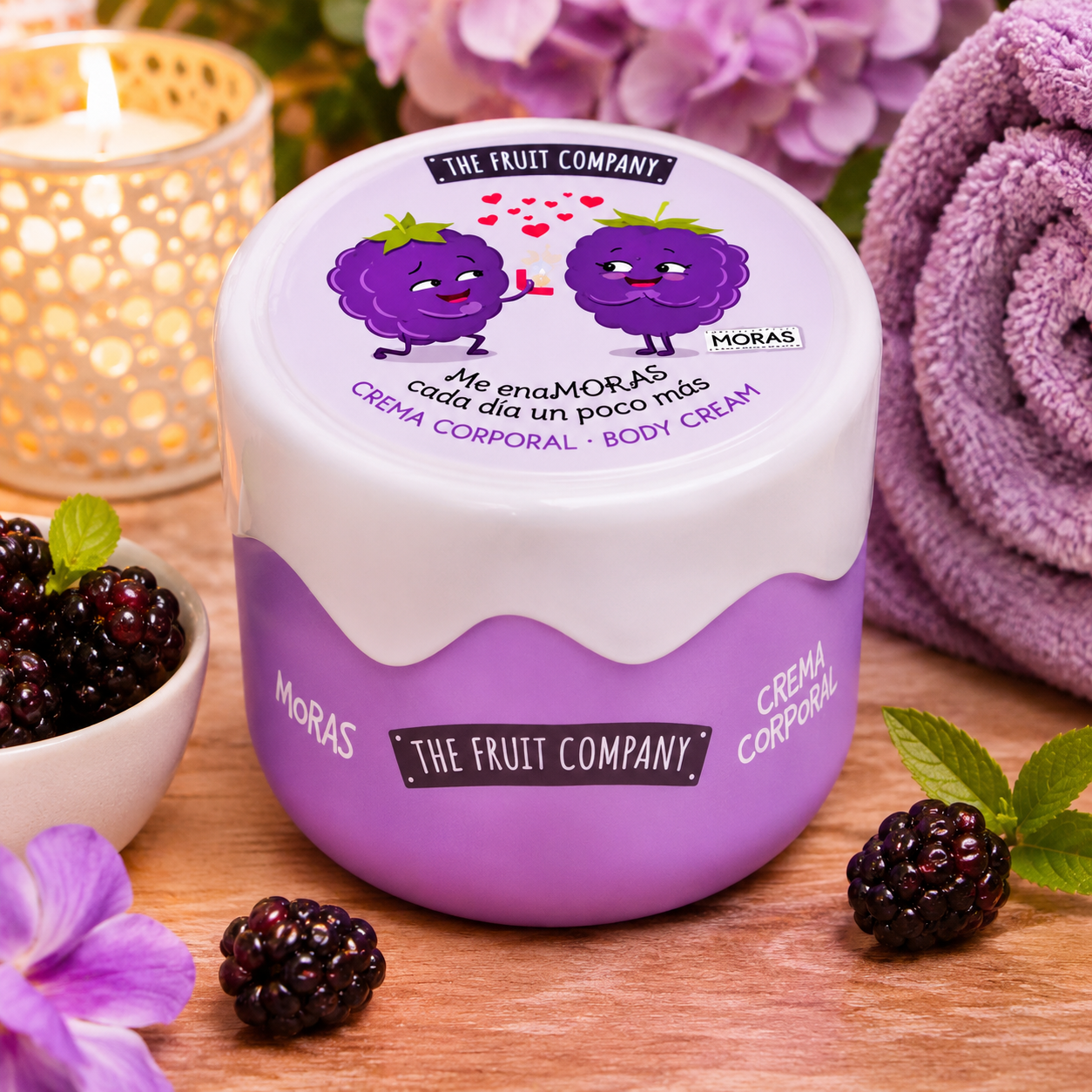 Crème corporelle mûre