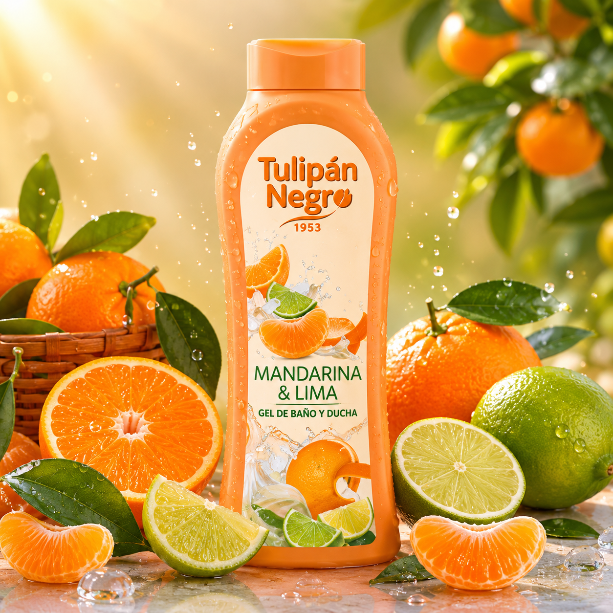 Gel douche Mandarine et Citron Vert