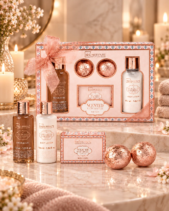 Coffret Cadeau Bain Scented Bath Bronze 5 Pièces