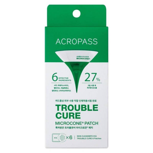 Trouble care patch - 6 patches + 6 skin cleansers