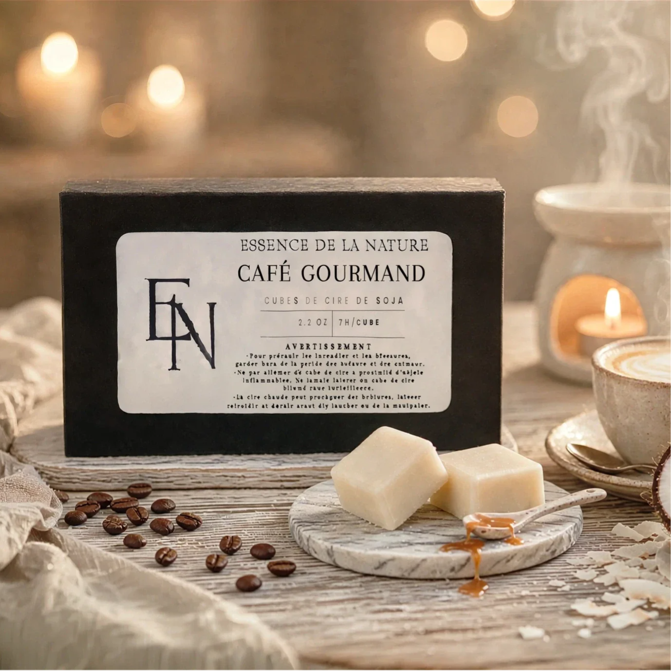 Cubes de cire de soja - Café Gourmand