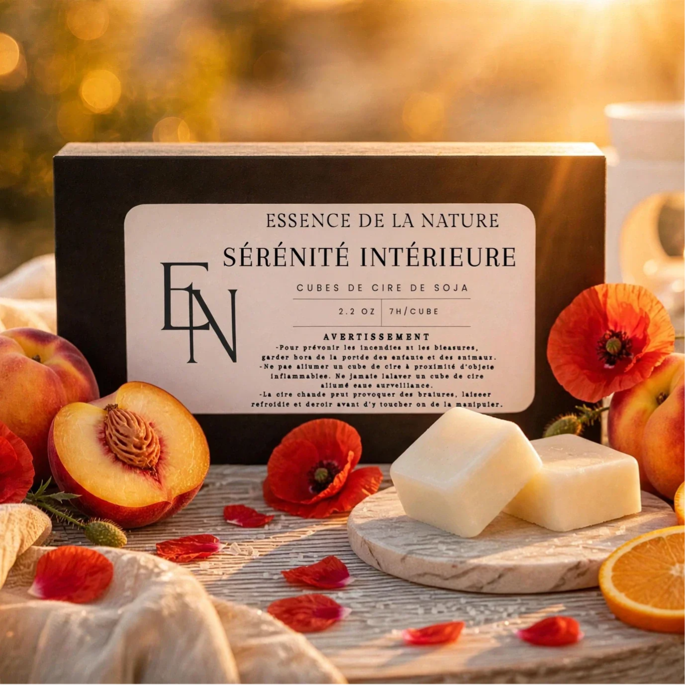 Cubes de cire de soja - Sérénité Intérieure