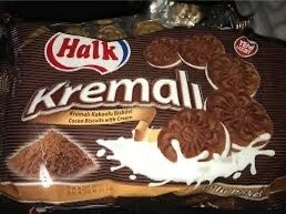 Halk Kremalı – Sandwich Biscuits with Cocoa Cream