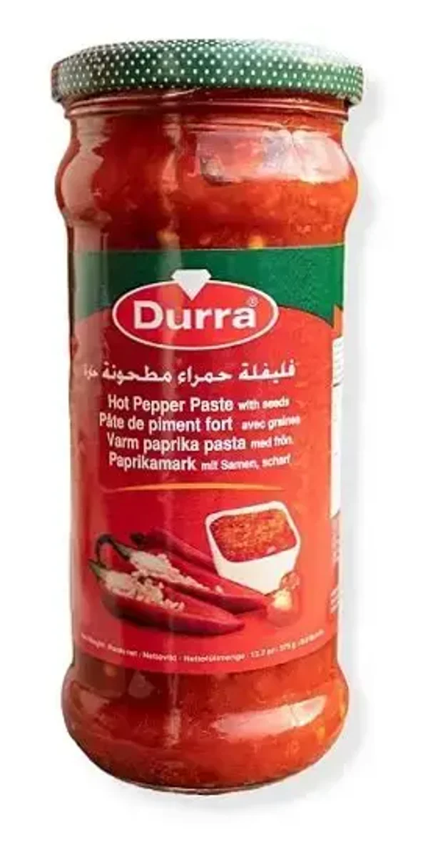 Pasta z ostrej papryki Durra z nasionami 375 g
