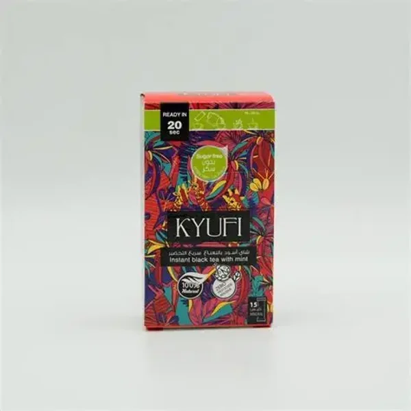 Kyufi Black Tea with Mint – 15 Tea Bags