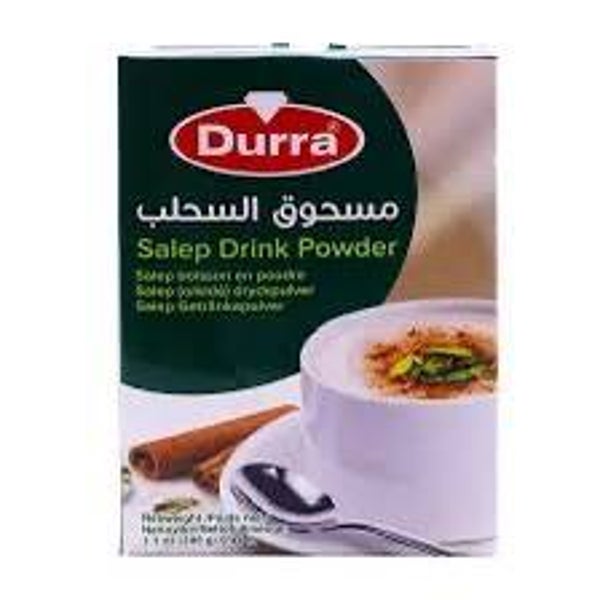 Durra Sahlab Drink Powder – Traditional Middle Eastern Hot Milk Dessert Mix