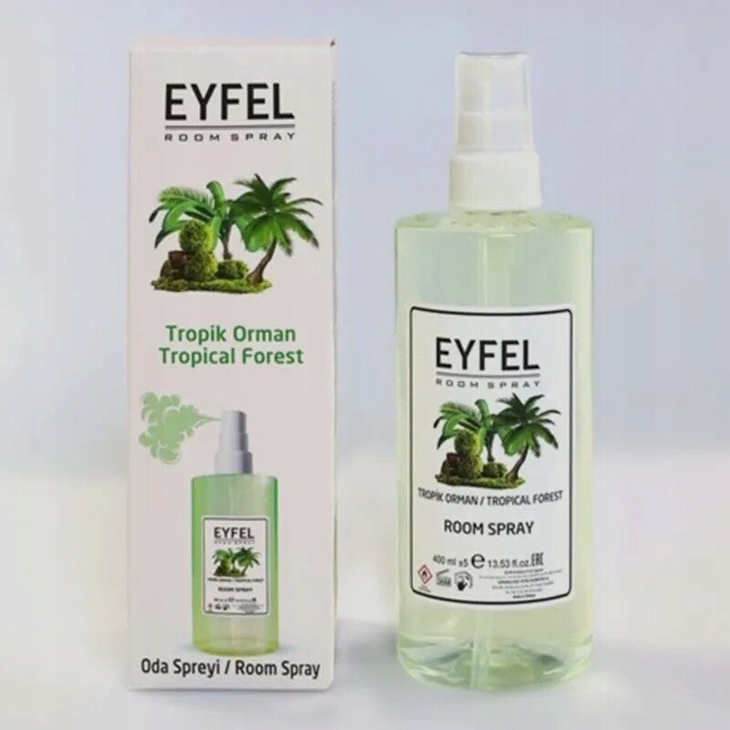 EYFEL Room Spray Tropical Forest (Tropikalny Las) – Odświeżacz powietrza 400 ml
