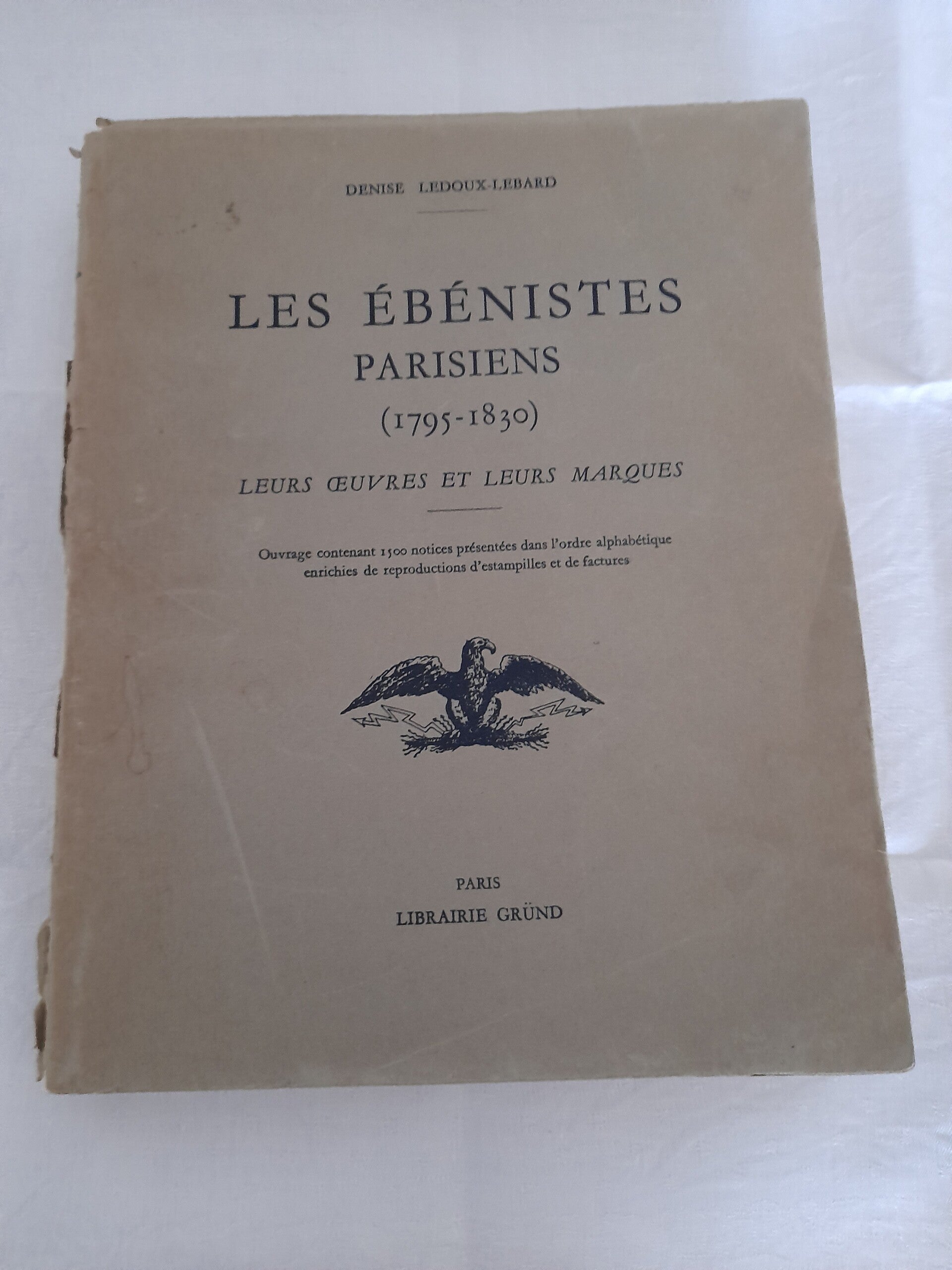Les Ebénistes Parisiens (1795-1830)