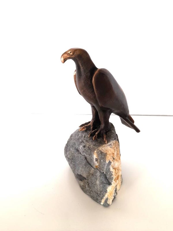 Reussner Charles Aigle en bronze