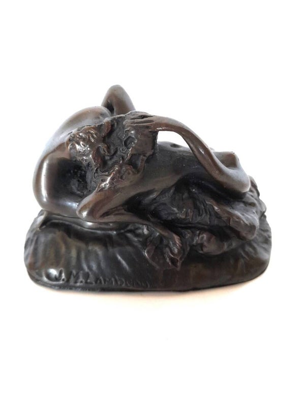 Lambeaux J.M. Sculpture en bronze
