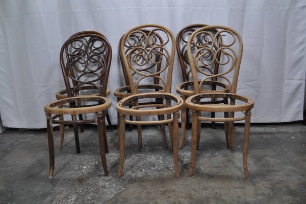 6 carcasses de chaises de bistrot Fischel