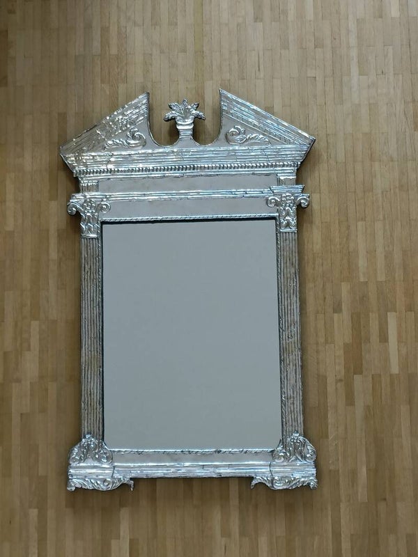 Miroir mural en métal Art Déco