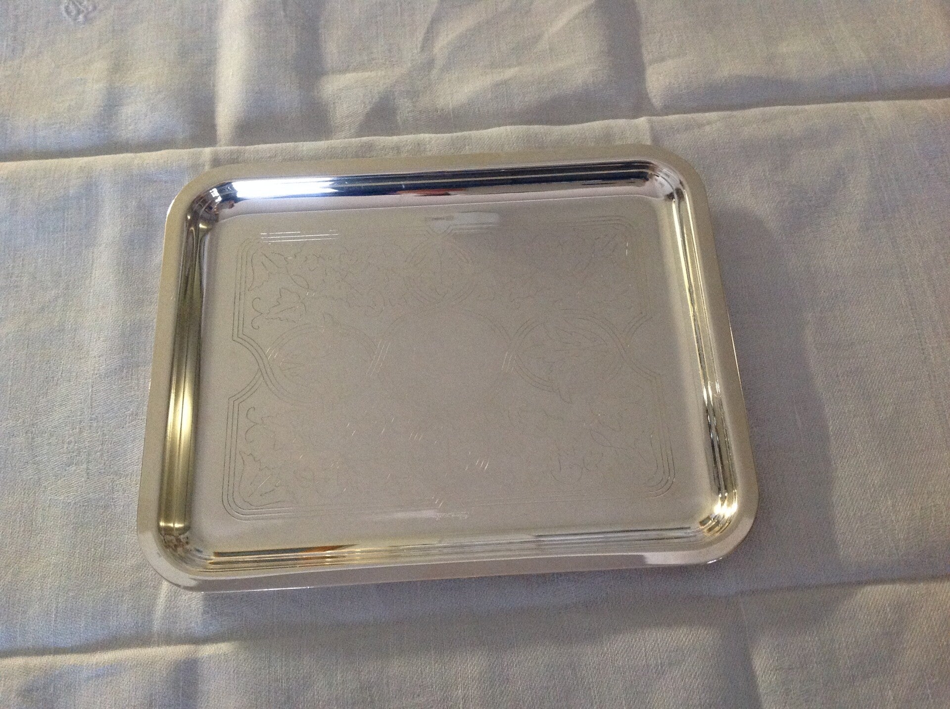 Christofle Plateau métal argenté