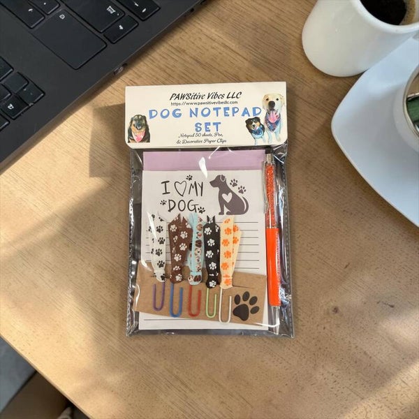 Dog Notepad & Pen Set - I Love My Dog
