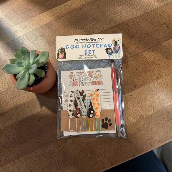 Dog Notepad & Pen Set - Various Dog Quotes
