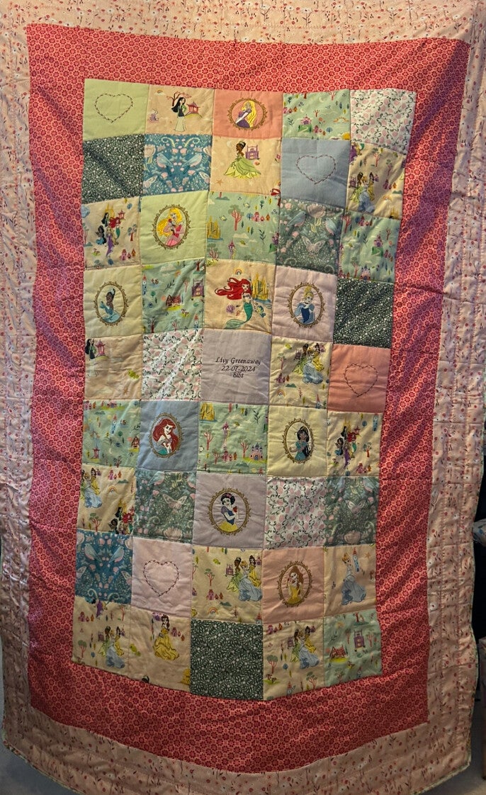 Custom single bedspread