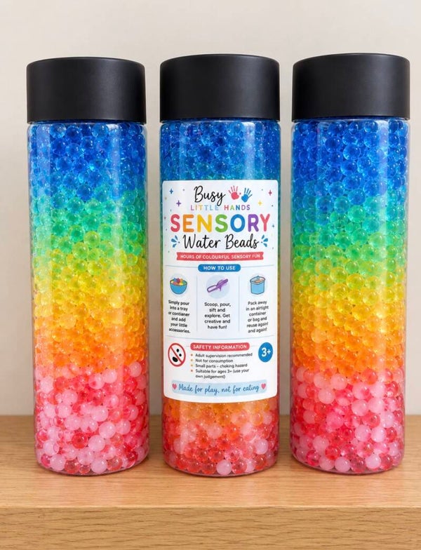 Rainbow Water Beads jar
