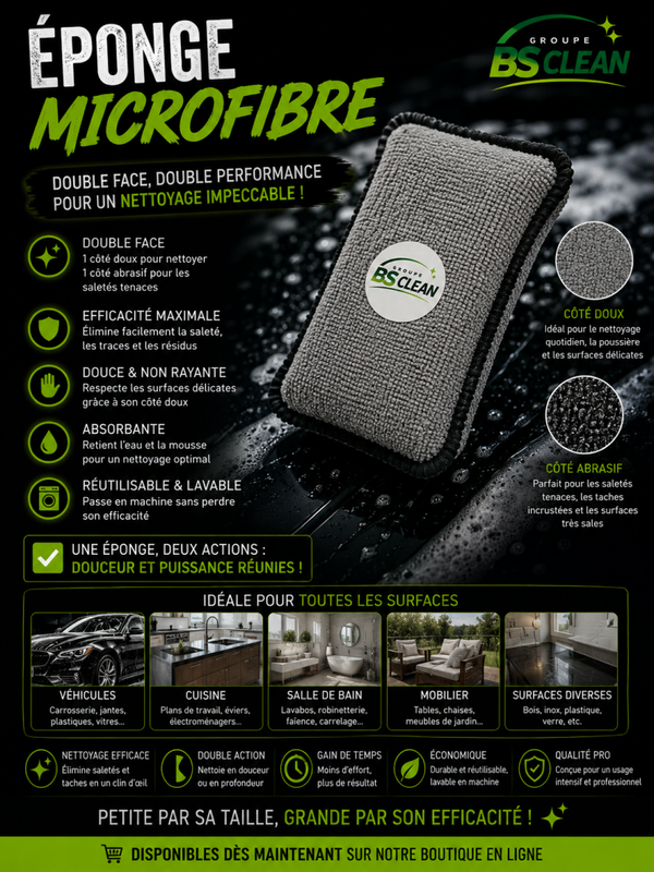 Éponge Microfibre Double Face