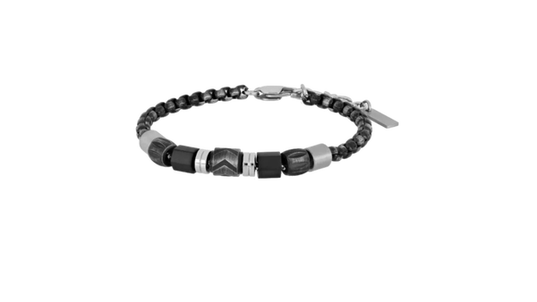 Herenarmband in staal - Vert