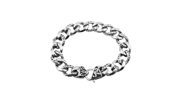 Gevlochten slangenarmband voor heren
