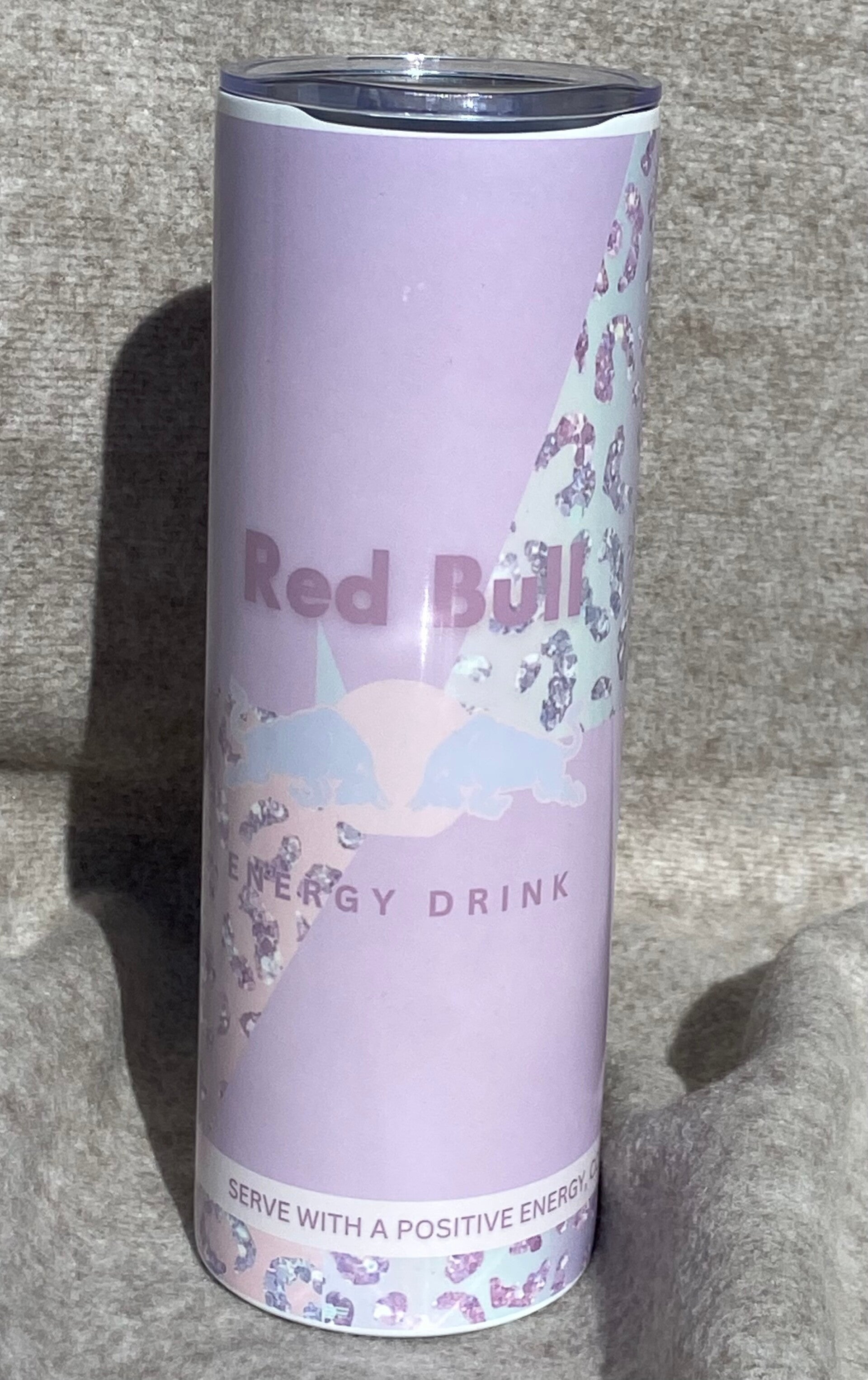 Purple Red Bull inspired tumbler