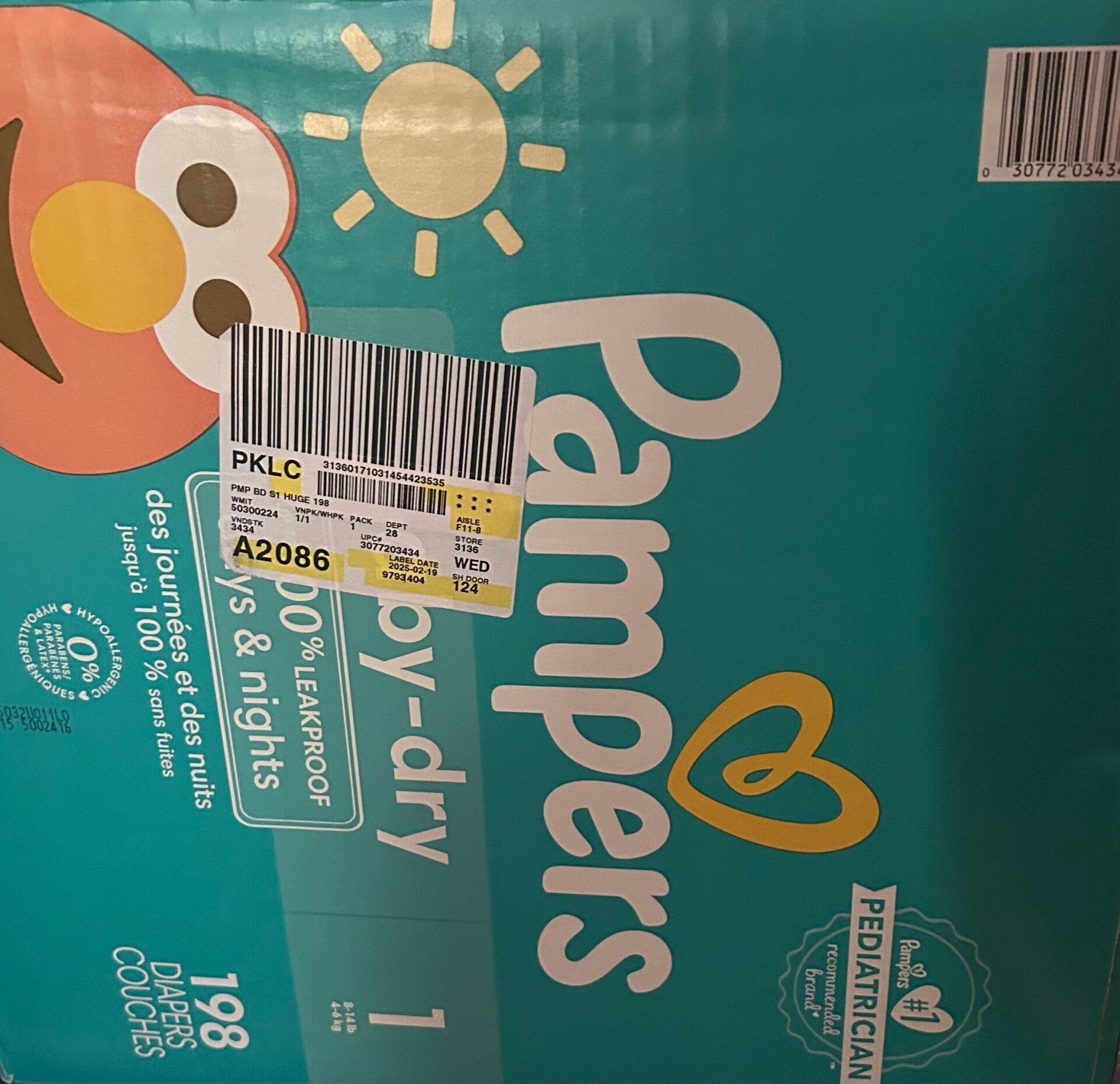 Pampers baby dry
