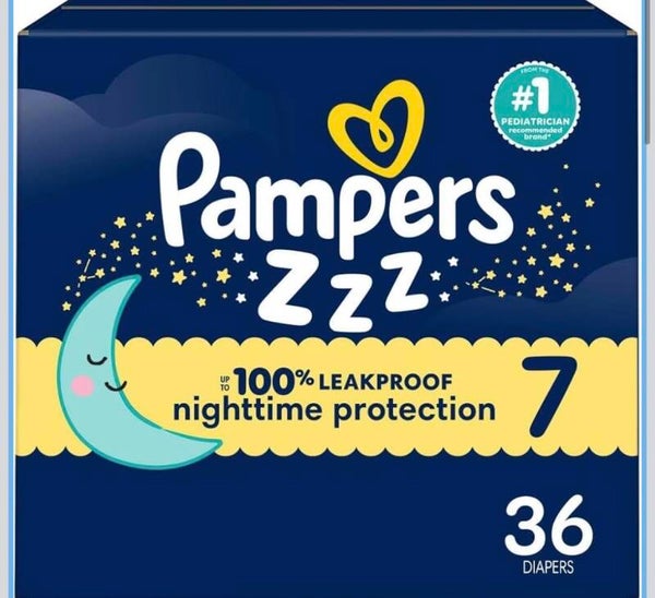 Pampers night time
