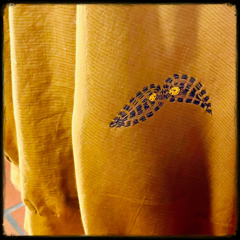 Visible mending lightweight fabric