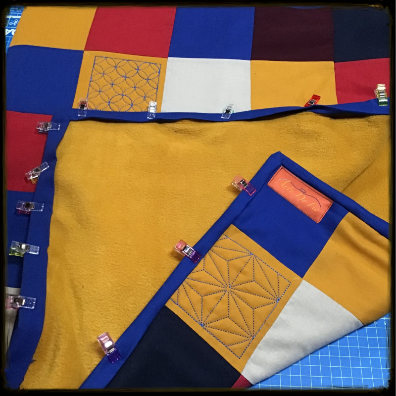 quilt sashiko embroidery fleece ba