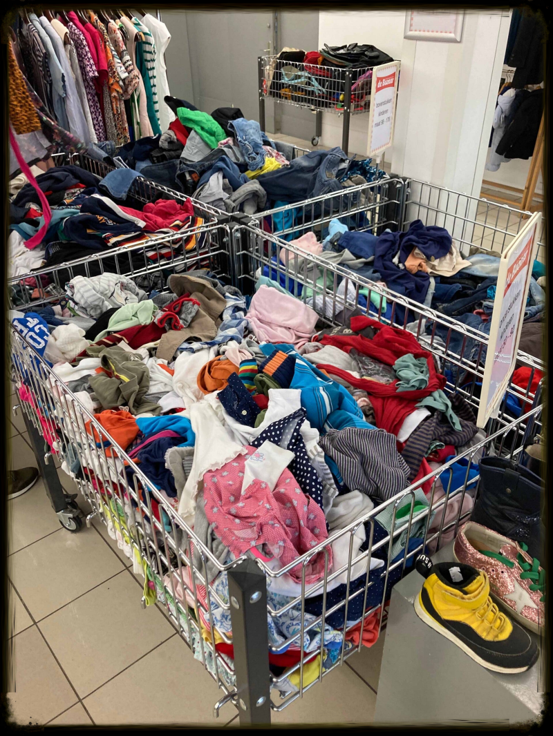 Thriftstore upcycling fabrics