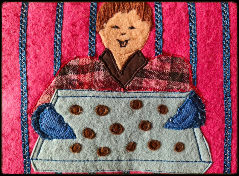 Felted storybook. Toddler storybook.