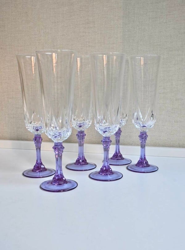 Cristal d'Arques - Durand champagneglazen - Auteuil Lilas
