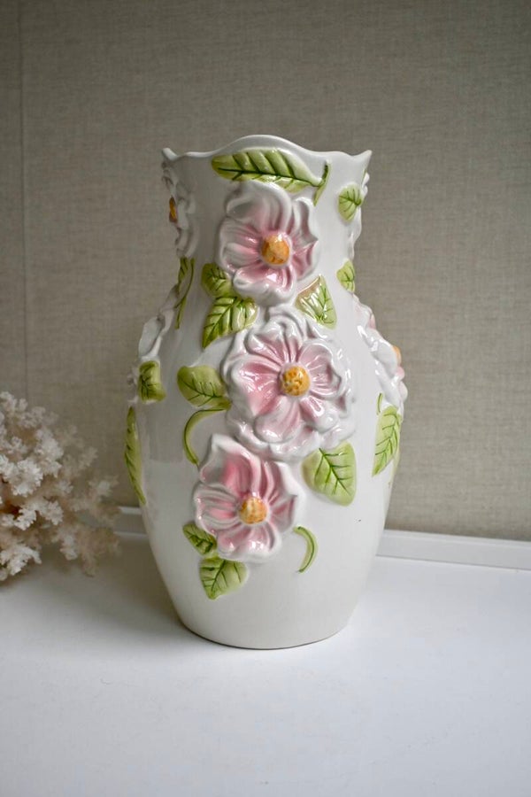 Prachtige porseleinen bloemen vaas