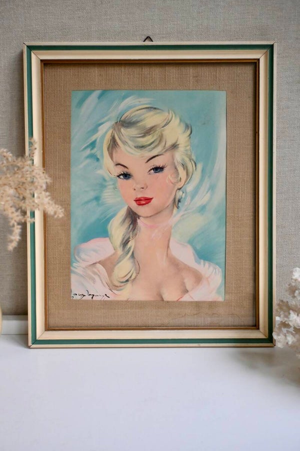 Tof vintage retro schilderij