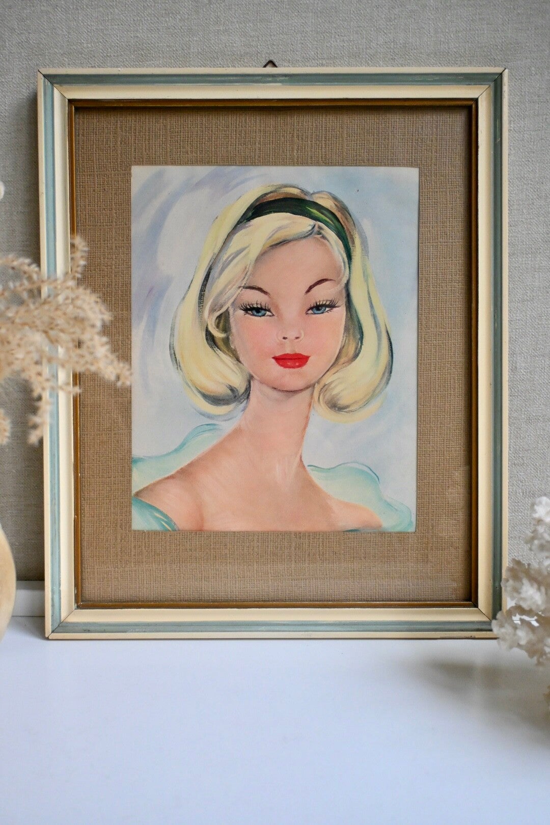 Tof vintage retro schilderij