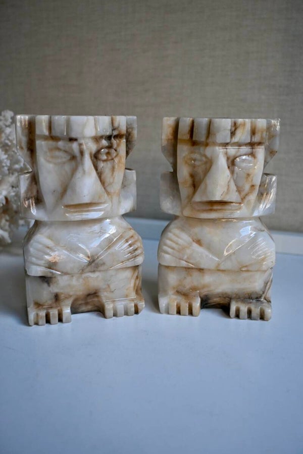 Onyx boekensteunen Azteek