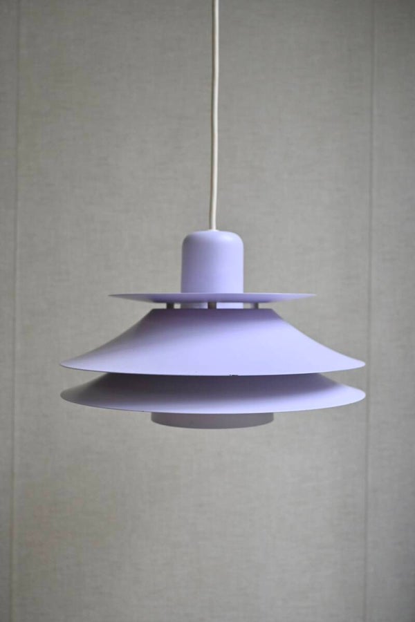 Deens Design Hanglamp Horn Belysning Jaren 70 Lila