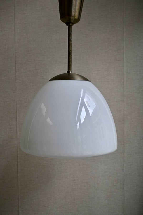 Art Deco Philips Schoollamp Opaline Glas Jaren 30