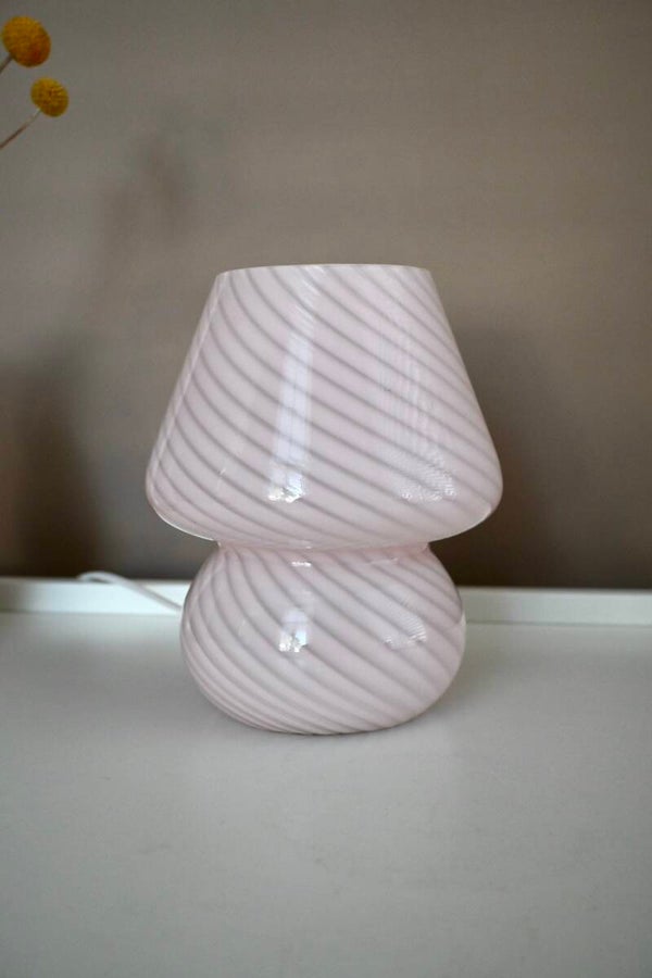 Murano Stijl glazen mushroom tafellamp