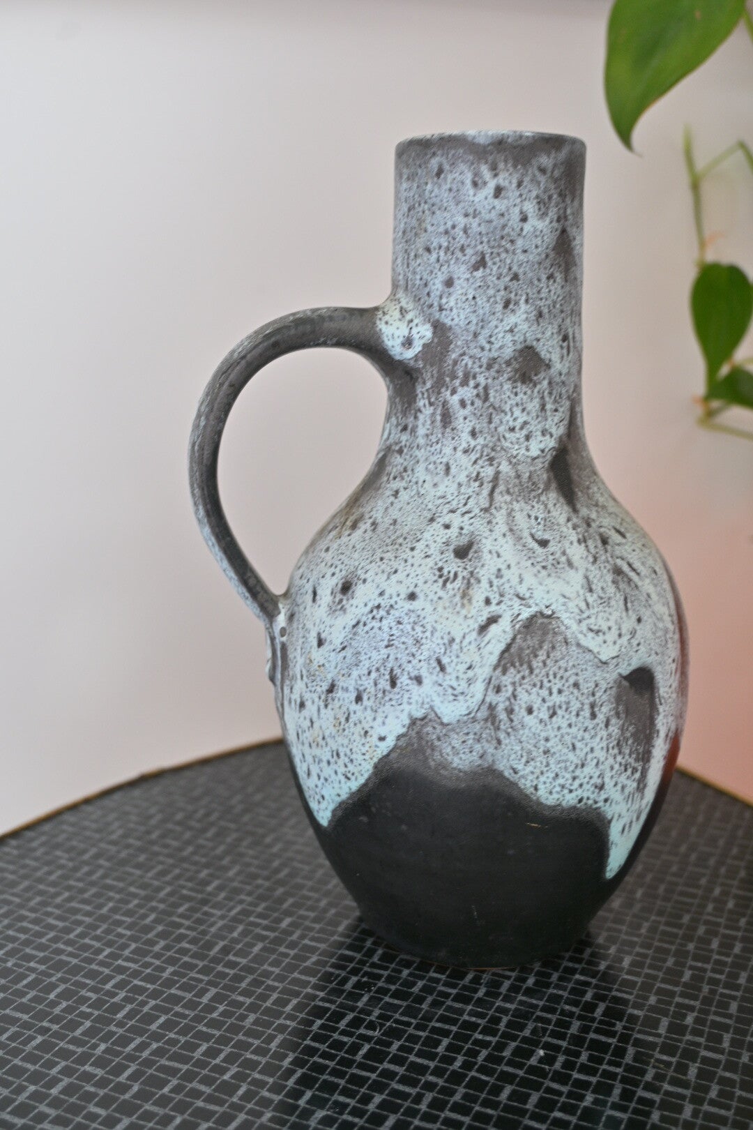 Mooie Fat Lava Vaas West Germany 22cm Hoog