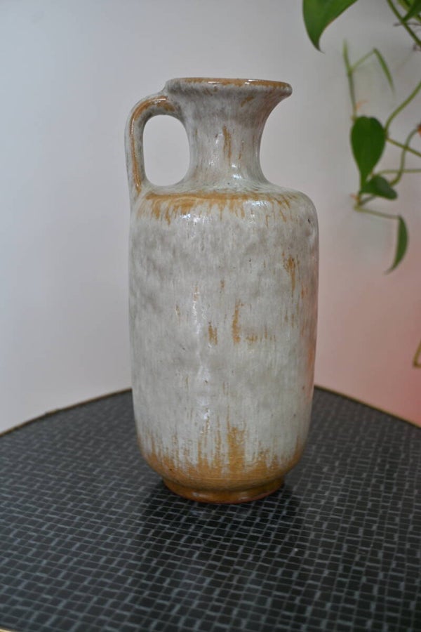 Mooie West Germany Vaas in Grijs Bruin