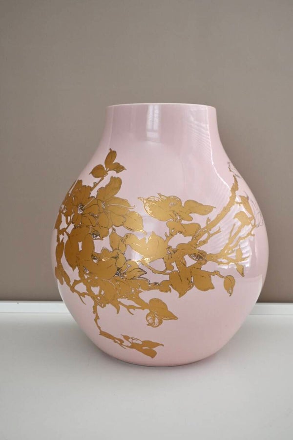 Designer Vase Hella Jongerius For Ikea in Pink and gold