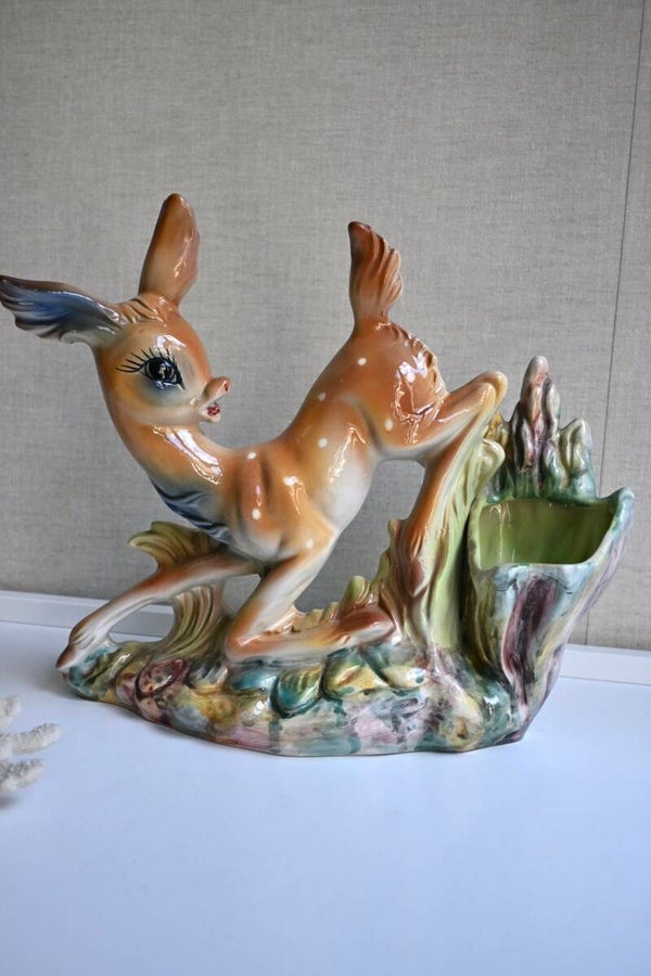 Toffe mid-century Bambi-vaas