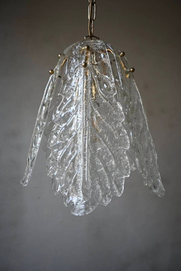 Originele Italiaanse Sylcom Light, Murano Glass Kroonluchter