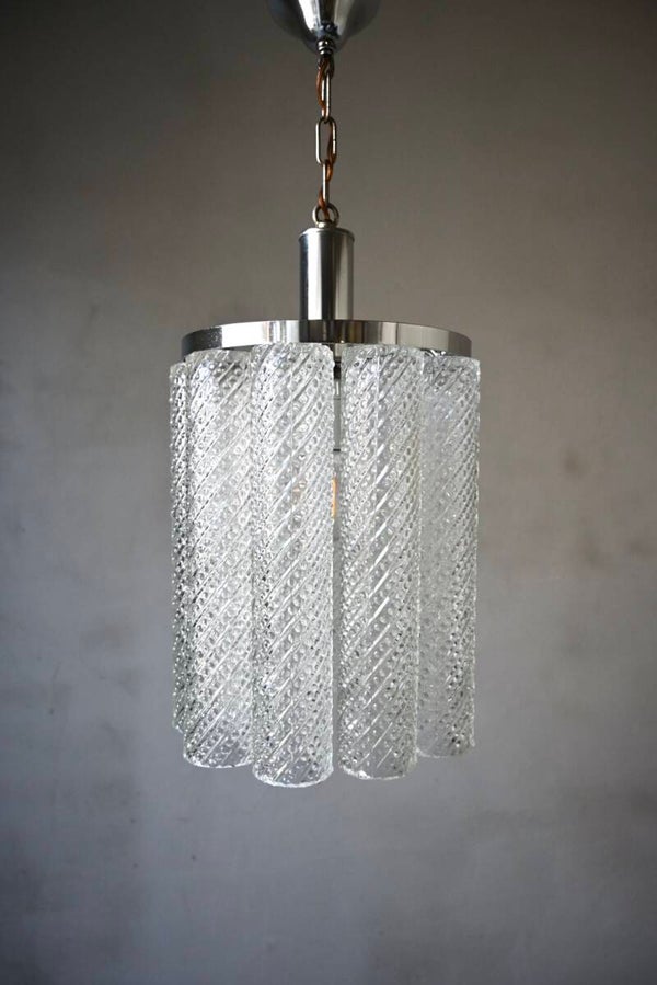 Italiaanse Murano glazen hanglamp uit de jaren 60